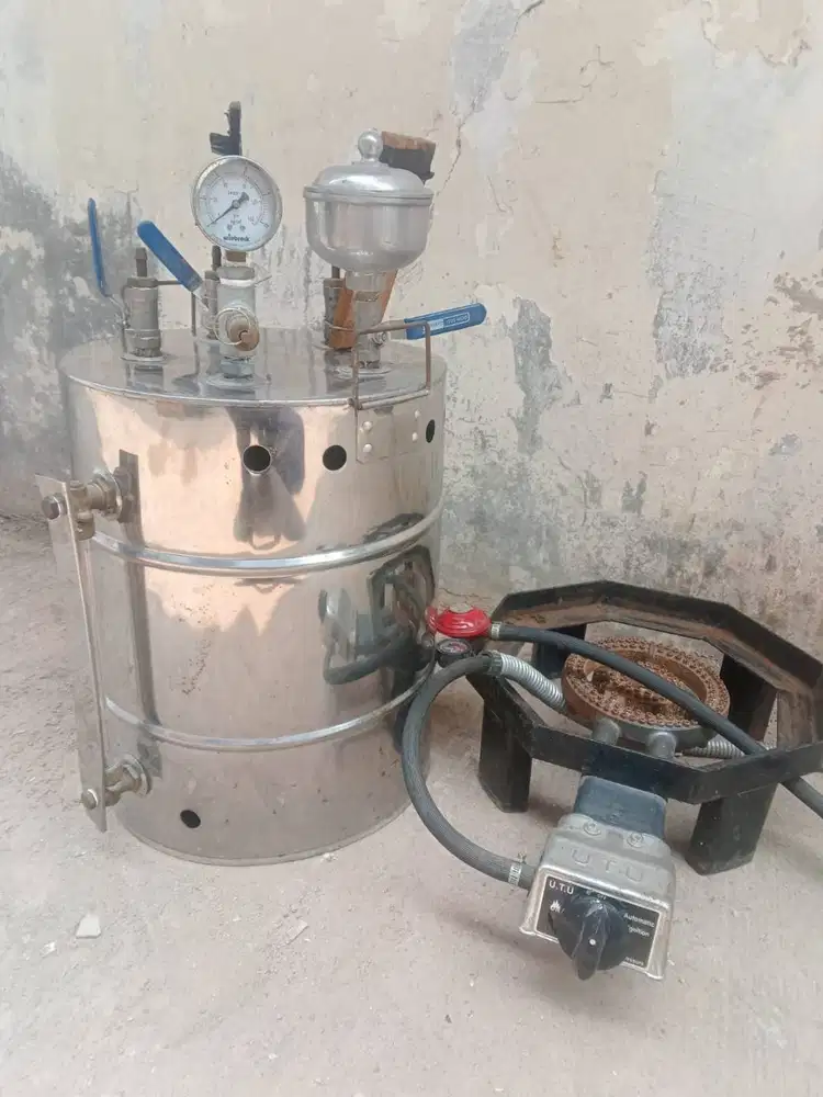 1 Paket Tabung Boiler Setrika Uap 20 Liter & Kompor Pemanas