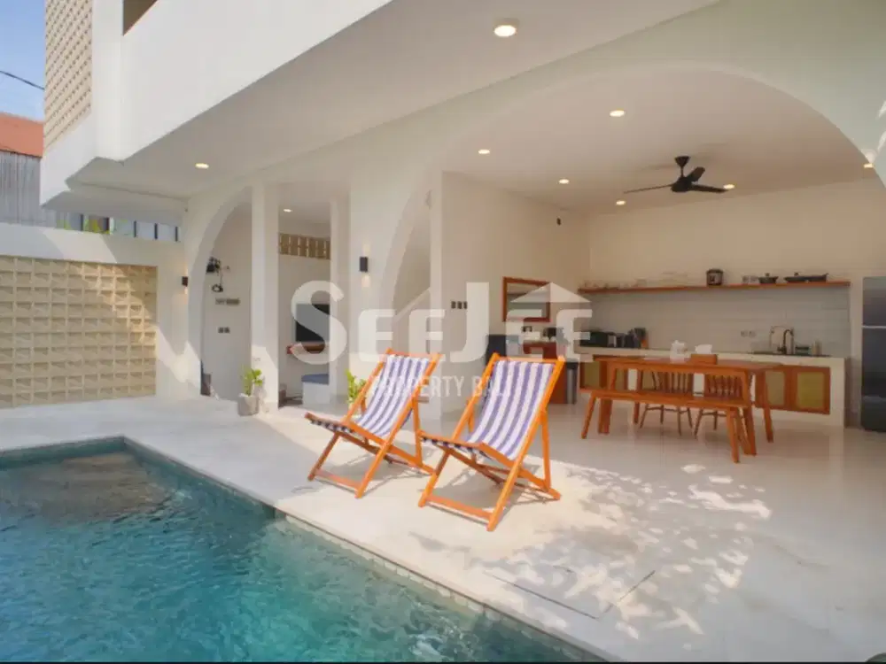 Dijual Villa Tropis Elegan 2 Kamar Tidur di Canggu Bali - Freehold - Zona Pink - Svfc073