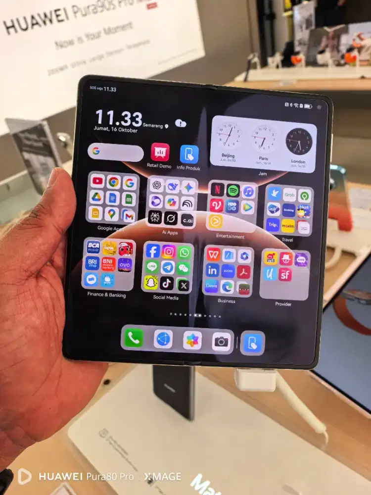 Huawei Mate X7 12/512 Black Huawei DP Mall Semarang