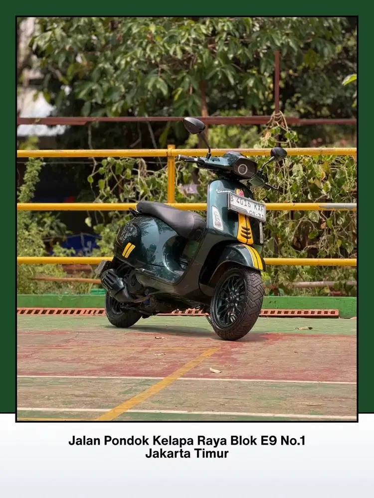 TERMURAH PIAGGIO VESPA SPRINT 150 IGET ABS FACELIFT TAHUN 2019 GREEN