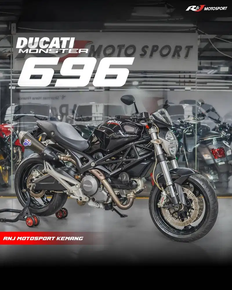 Ducati Monster 696 Monster 795 Nik 2011 Odo 9.000an Km Termignoni