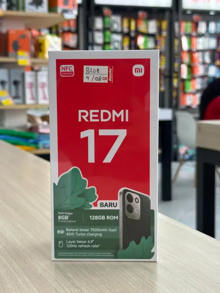 REDMI 17 4/128 GB TERMURAH
