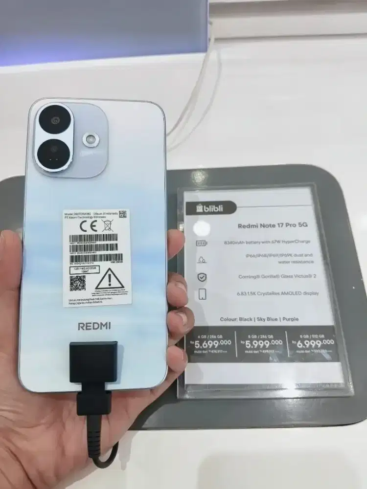 PROMO CASHBACK REDMI NOTE 17 SERIES CICILAN BUNGA 0%