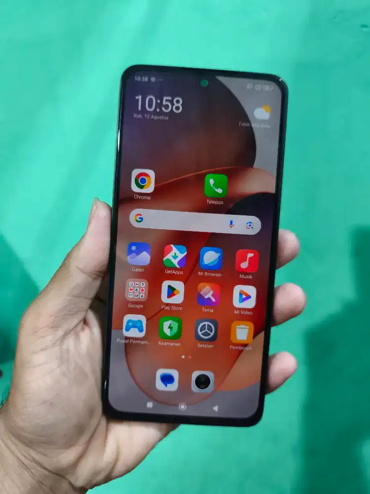Redmi note 13 8+8/256 amoled finger on layar