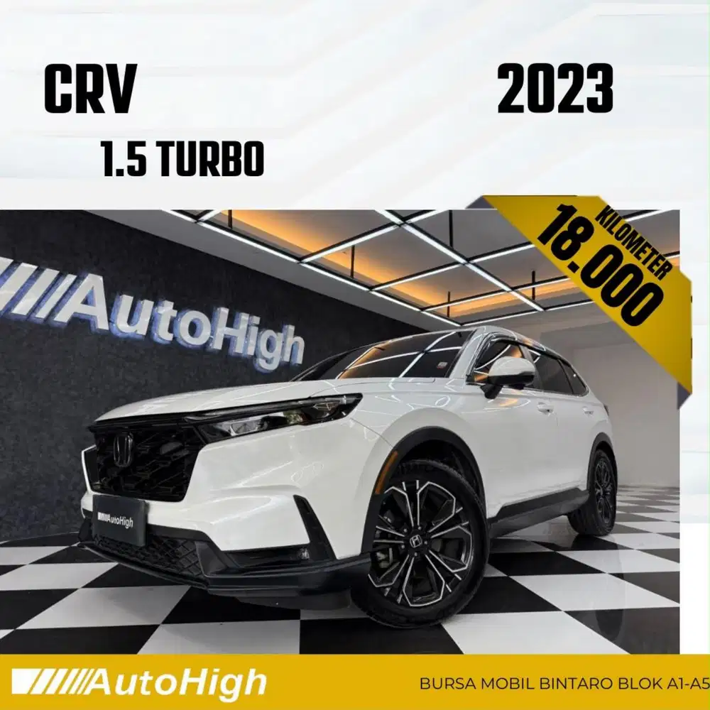 DP10% [Km18.000] CRV Turbo 2023 White / CR-V Reg 2024 #AUTOHIGH