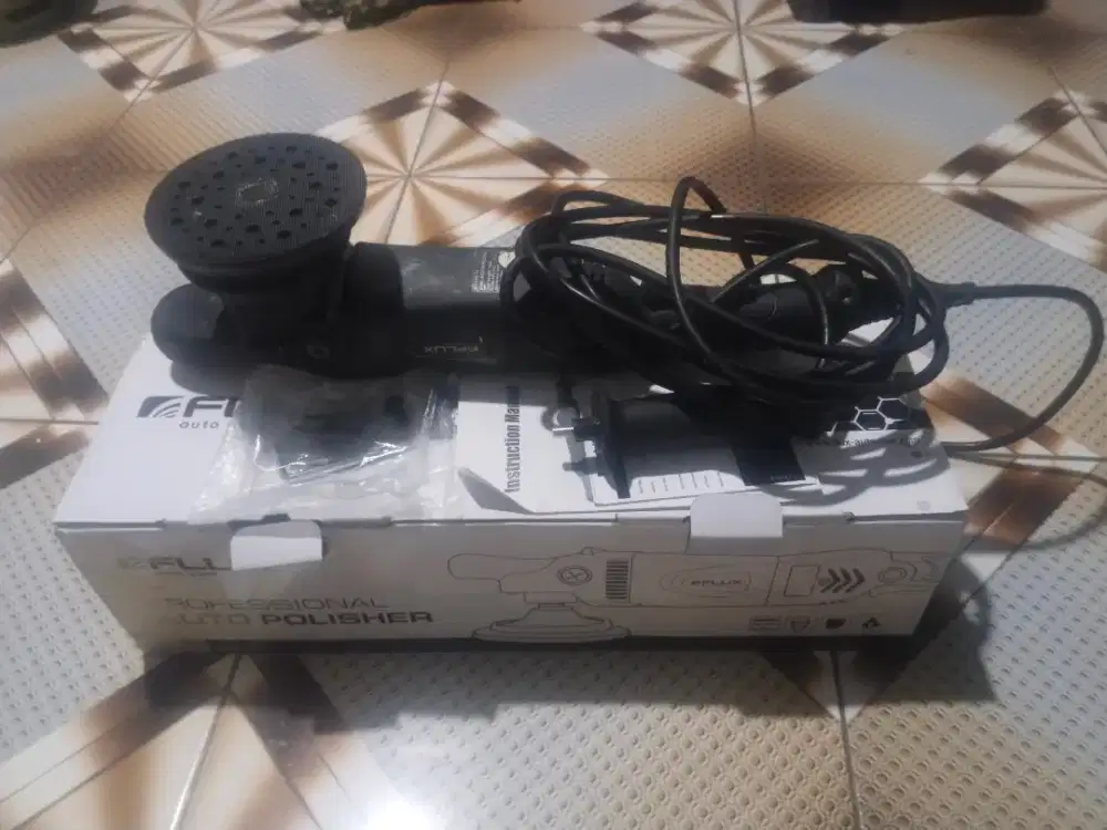 mesin poles dual action merk flux