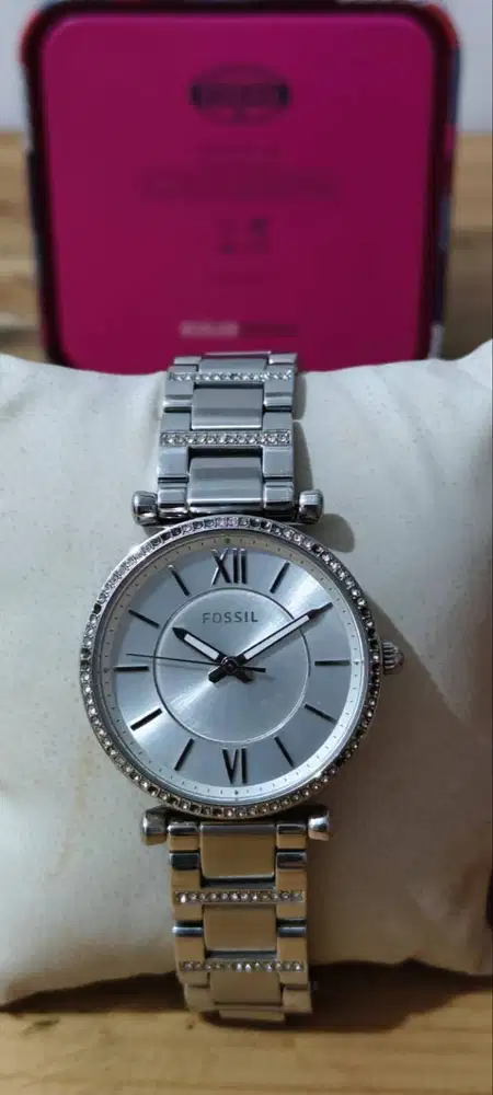 Fossil Carlie ES4341 Original Silver – Box & Hangtag
