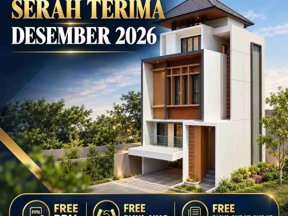 Rumah 3 Lantai Bagus