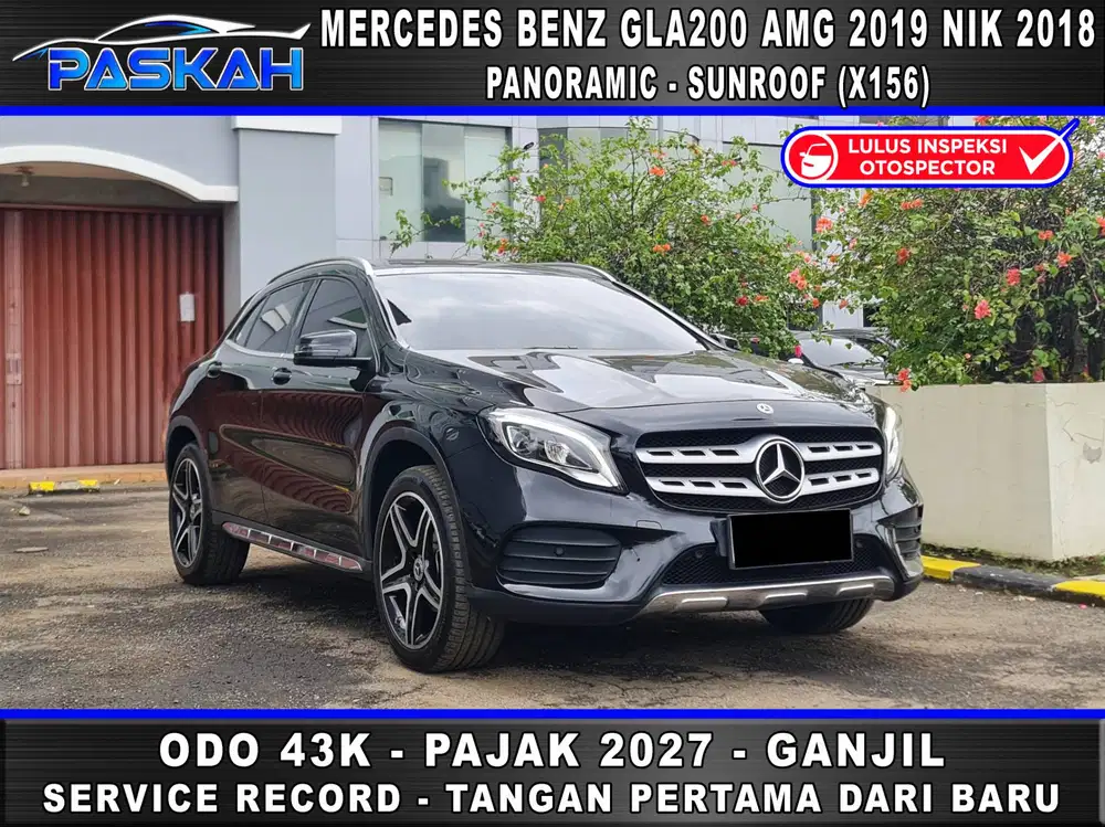 MERCEDES BENZ GLA200 AMG 2019 NIK 2018