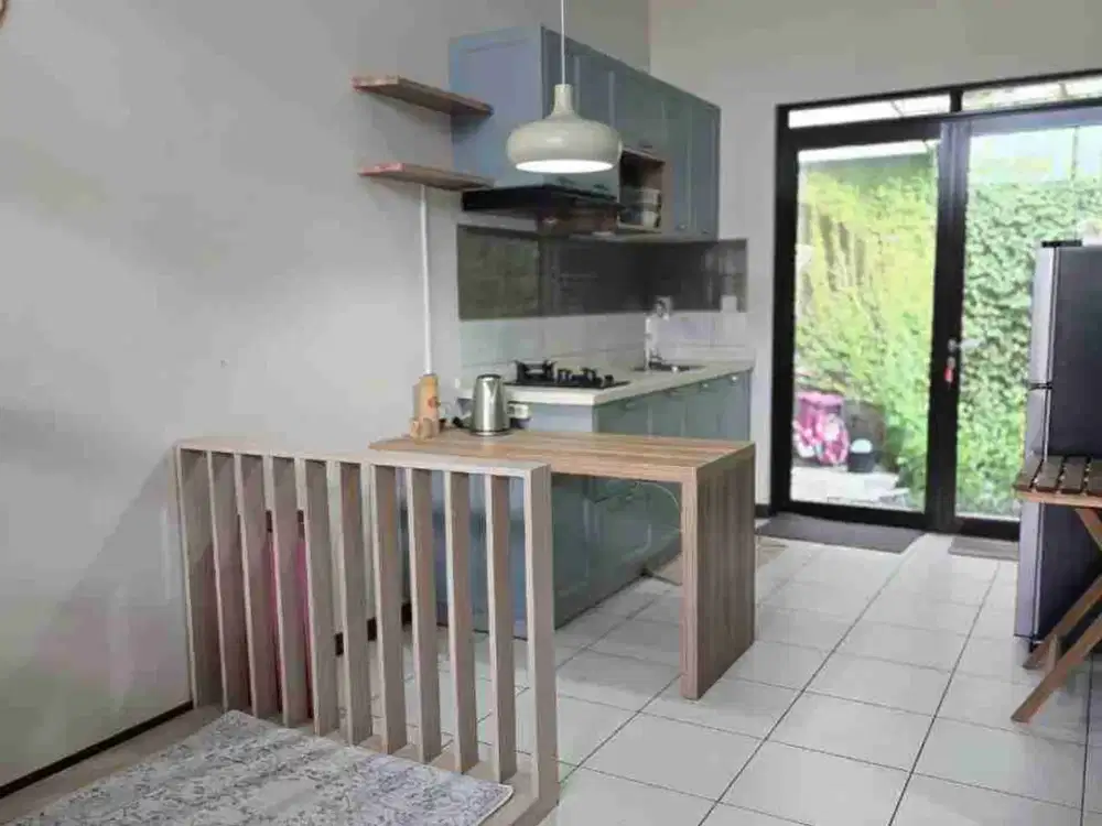 Rumah minimalis modern furnish siap huni dlm cluster di KBP