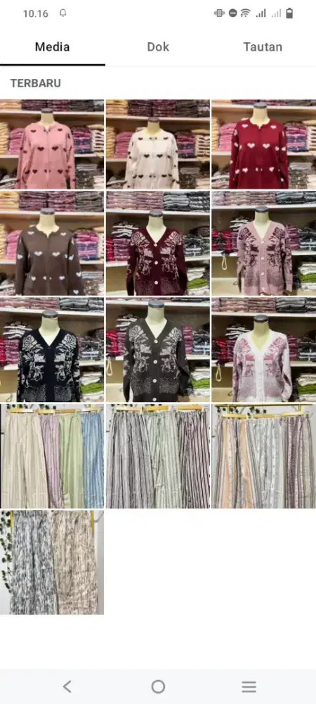 Switer wanita kekinian