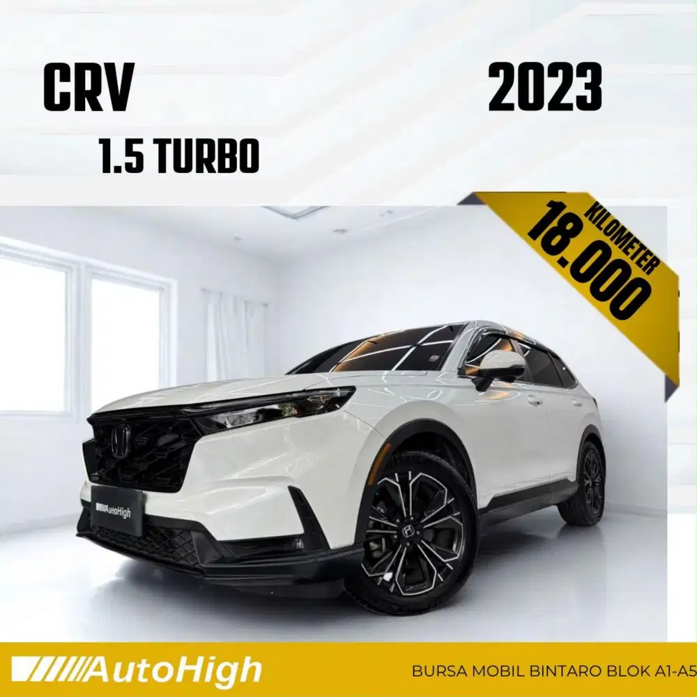DP10% [Km18.000] CRV Turbo 2023 White / CR-V Reg 2024 #AUTOHIGH