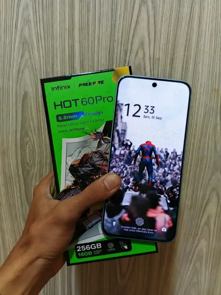 Infinix Hot 60 pro NFC 8+8/256 FULLSET MULUS NO MINUS.