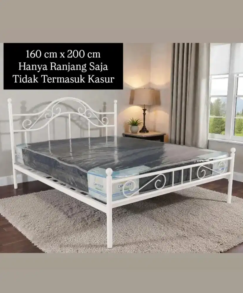 Divan Ranjang Besi Ukuran 160 x 200