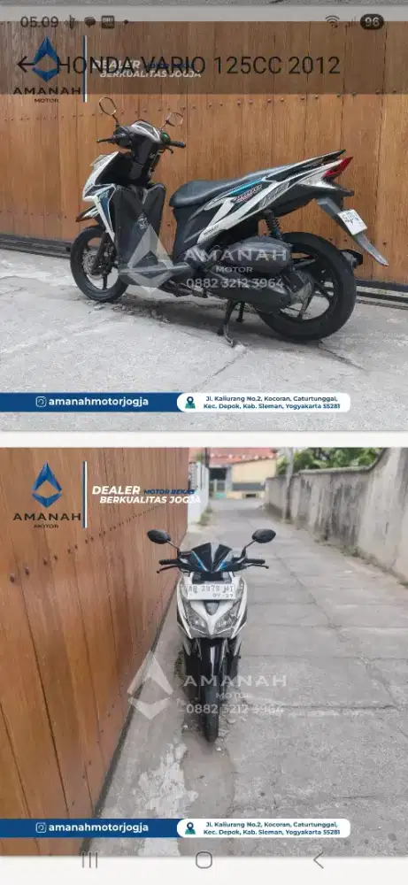 Honda vario 125 th 2012 ab