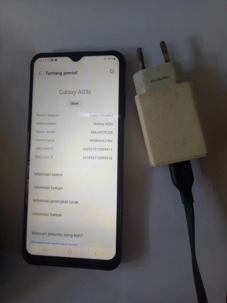 SAMSUNG A03s 4/64 Bekas Original , Normal