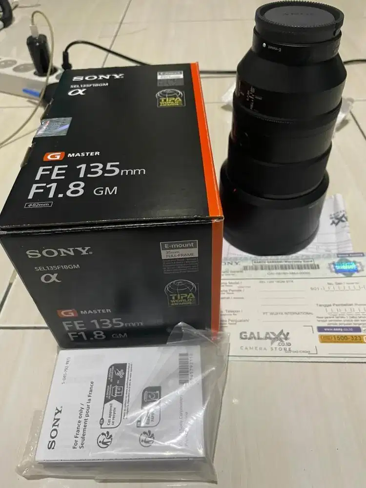 Lensa Sony GM FE 1.8 / 135mm