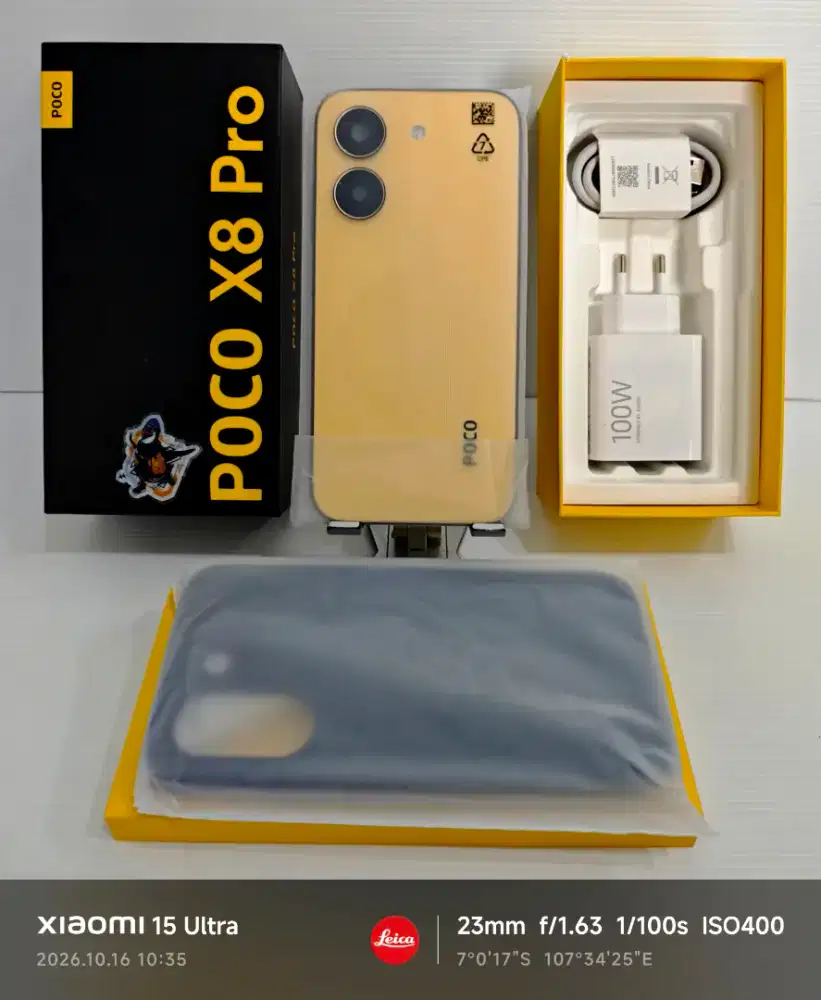 Xiaomi Poco X8 Pro 12/512 Gb Yellow baru 4 Hari Likenew 100%  bs TT/BT