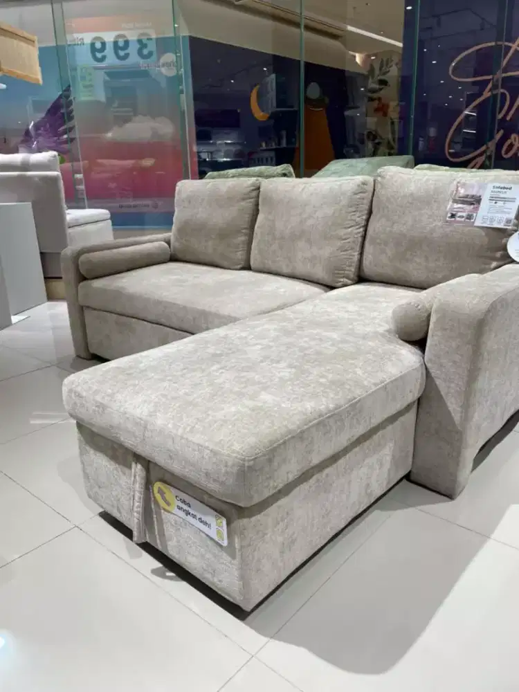 SOFA SUDUT BAHAN KAIN