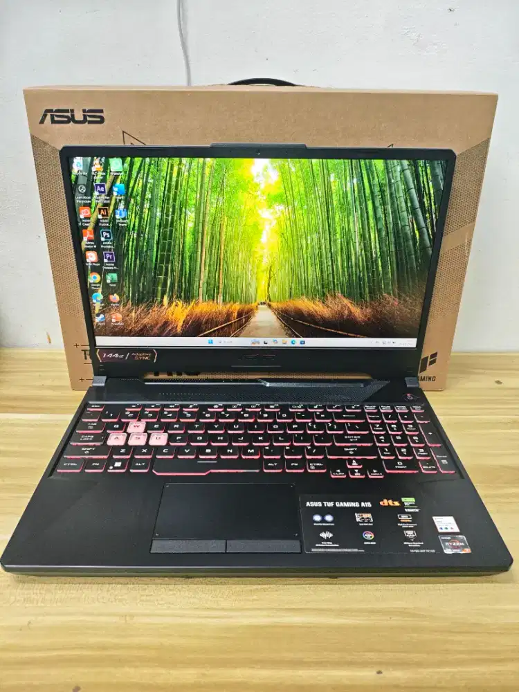 ASUS TUF A15 FA506NFR. RYZEN 7-7435HS. RTX 2050 4GB. RAM 8GB. SSD 512G