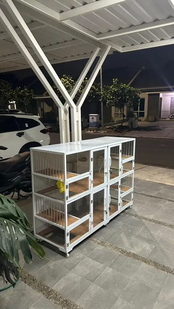 Kandang kucing alumunium jumbo