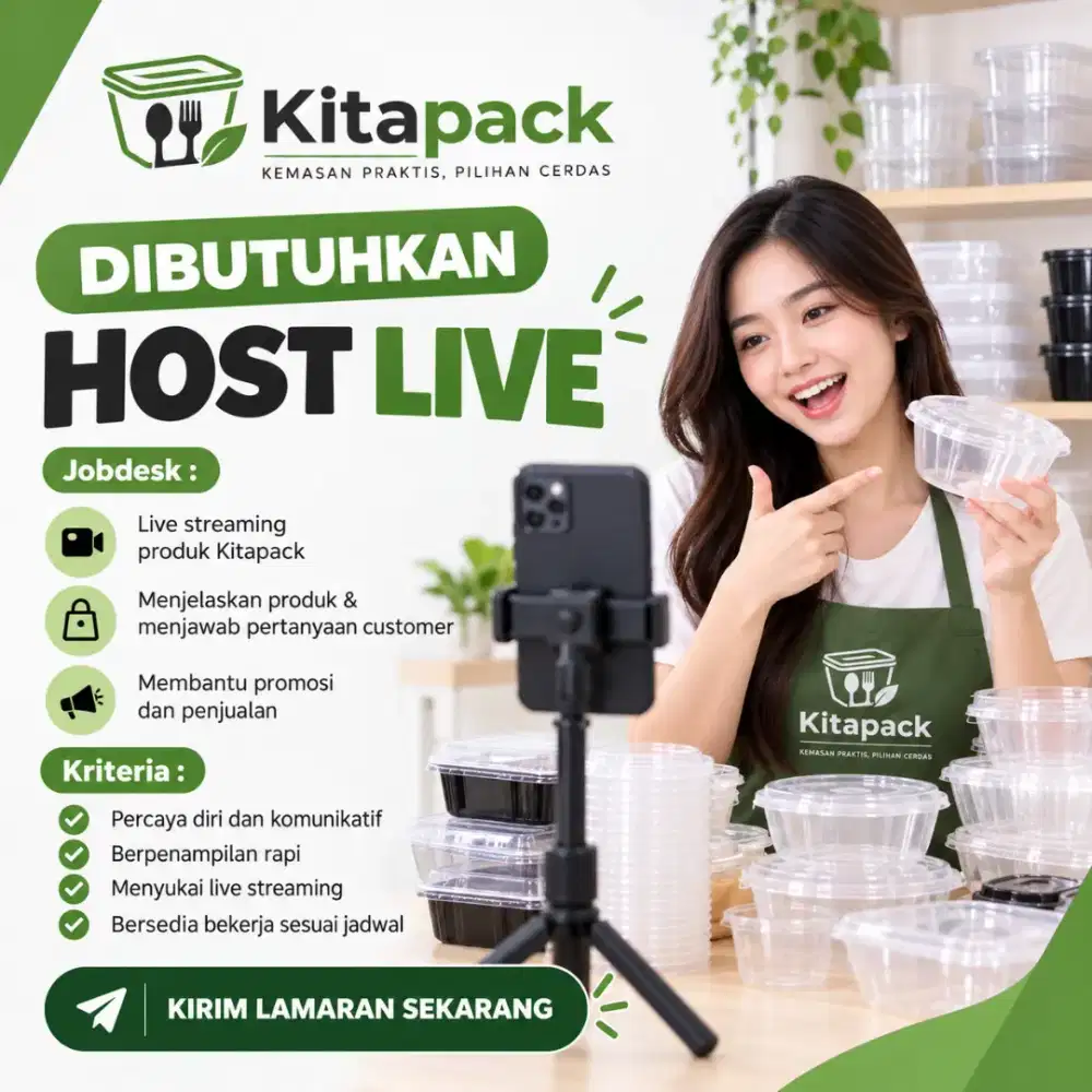 Lowongan Host Live