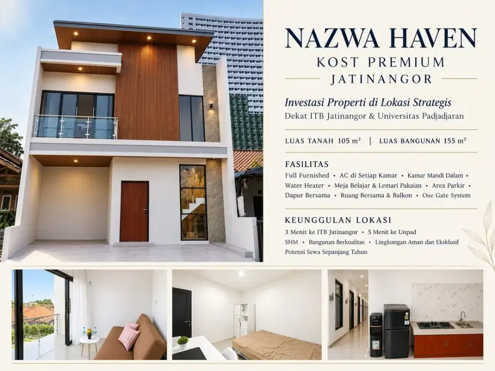 KOST EKSKLUSIF KAWASAN RAMAI KAMPUS UNPAD ITB JATINANGOR