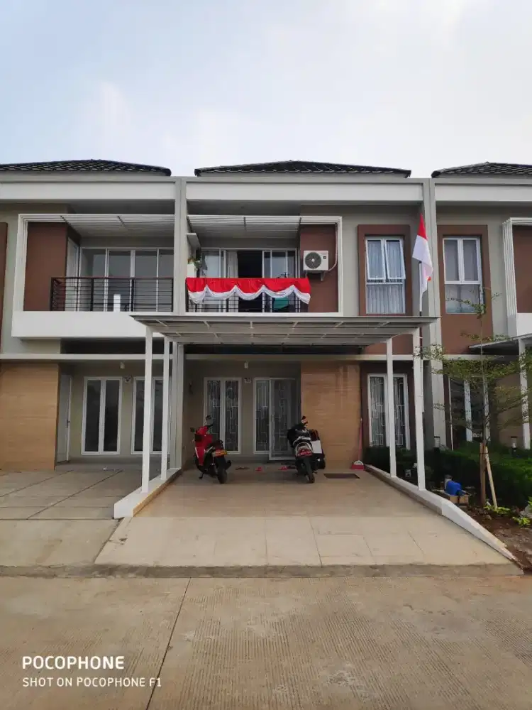 Akses toll khusus langsung toll rumah view villa taman dan danu