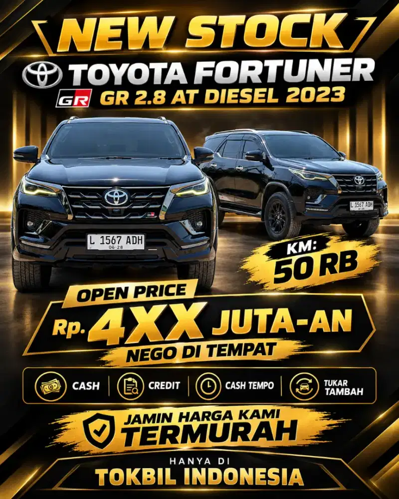 Toyota Fortuner VRZ GR 2.8 AT 2023
