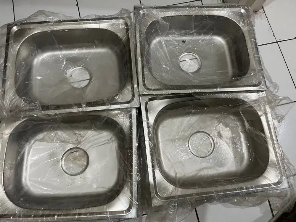 Kitchen Sink / Bak Cuci Piring Kotak 50x40x13cm Merk MTD