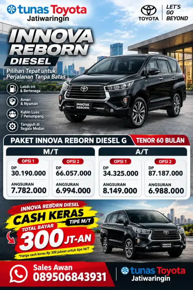 PROMO INNOVA REBORN DIESEL