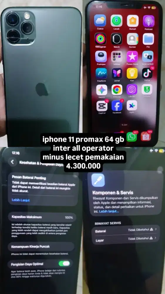 iPhone 11 Pro Max 64GB all operator