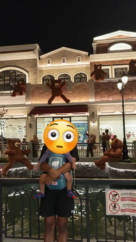 gendongan bayi depan belakang