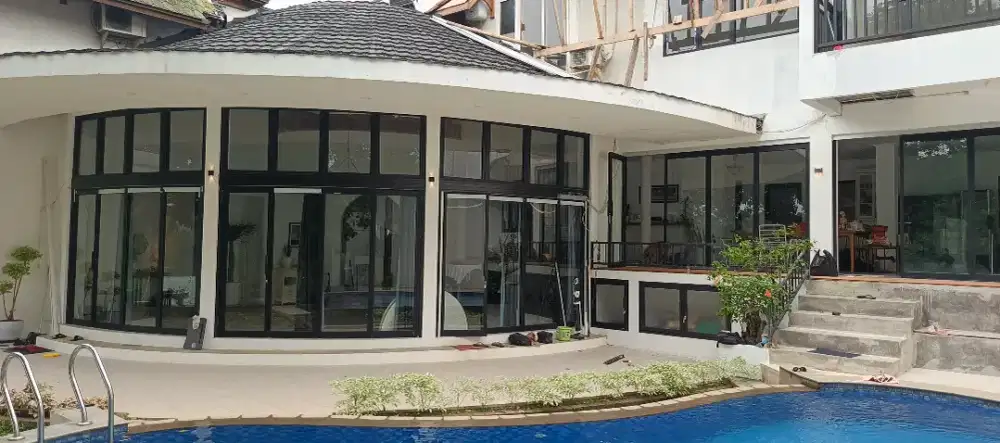 Partisi aluminium rumah dan kantor