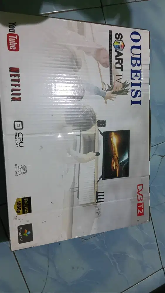 Smart tv 22 inci pemakean 3 bulan