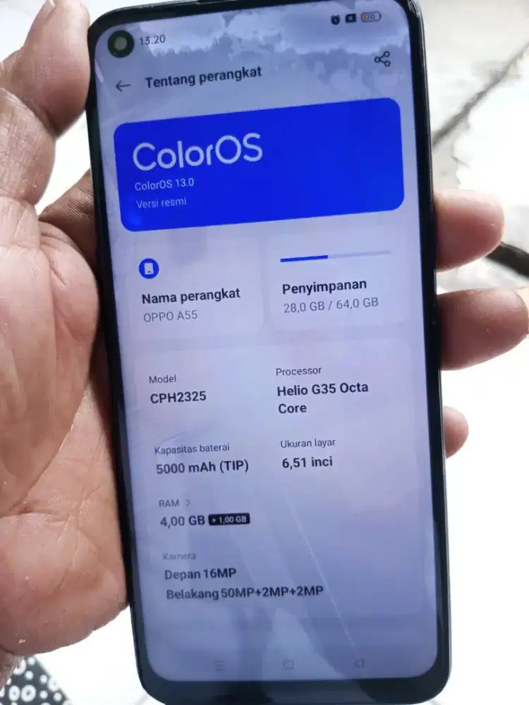 Oppo A55 Batangan