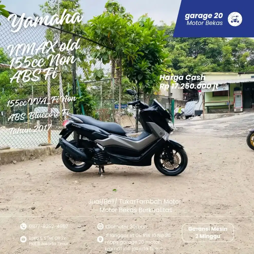 Yamaha NMAX 155cc Non ABS Fi Bluecore Tahun 2017