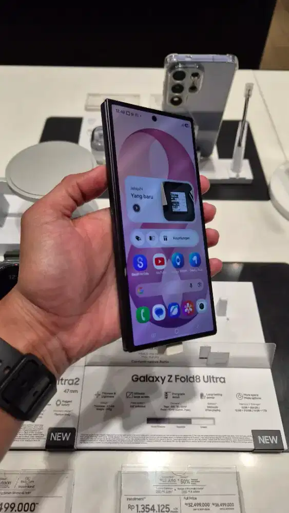SAMSUNG Z Fold8 ultra FREE TAB A11 or BUDS CORE or GALAXY FIT 3