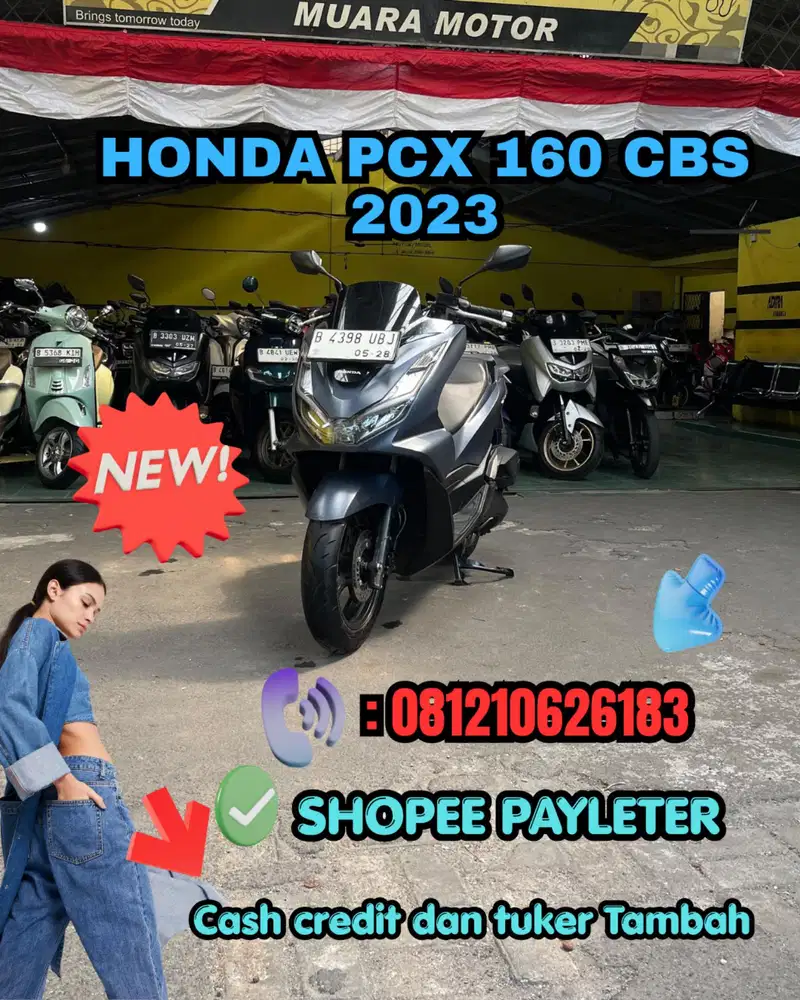 HONDA PCX 160 CBS 2023 CASH CREDIT