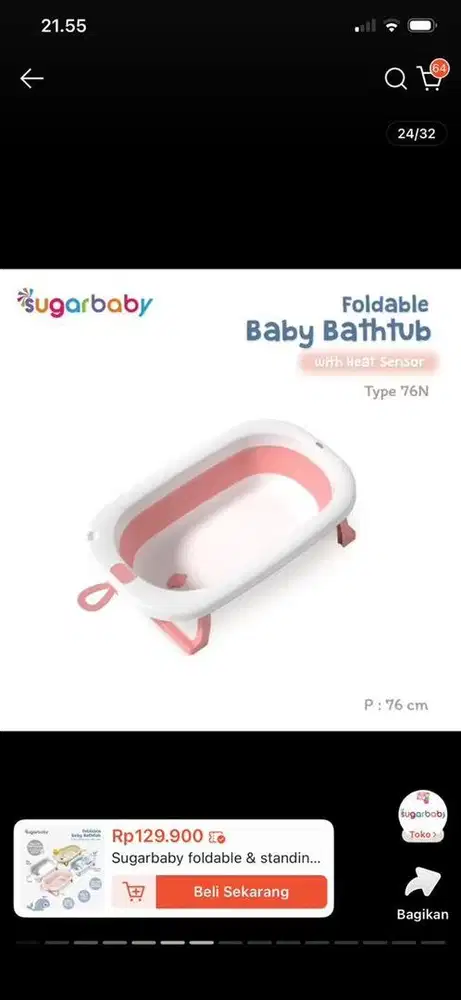 Bak sugarbaby pink