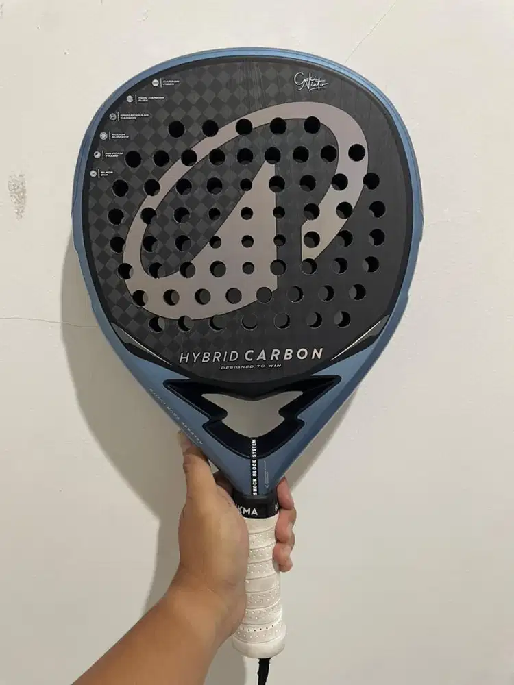 Raket padel decathlon kuikma hybrid carbon
