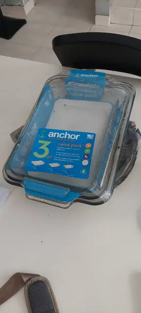 Loyang Gelas Anchor, Set 3 ukuran