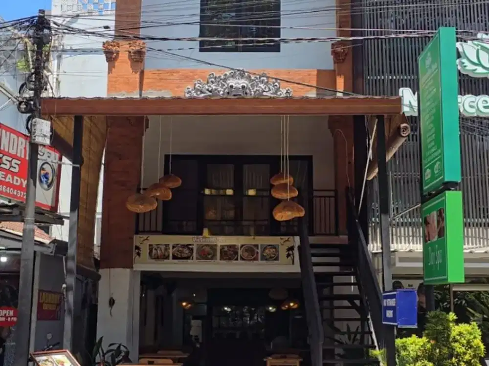 Ruko Area Hotel dengan Walking Traffic Tinggi Disewakan di Legian