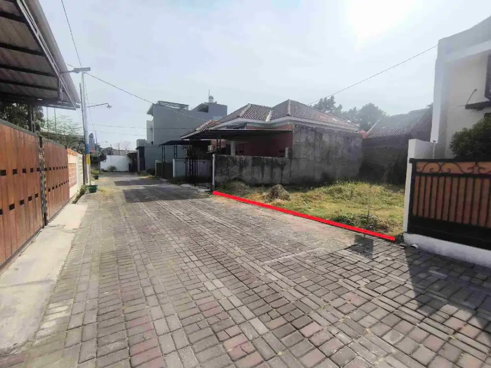 Tanah Kavling Bagus SHM Siap Bangun di Lingk Perumahan Sumber dekat Manahan Solo Kota