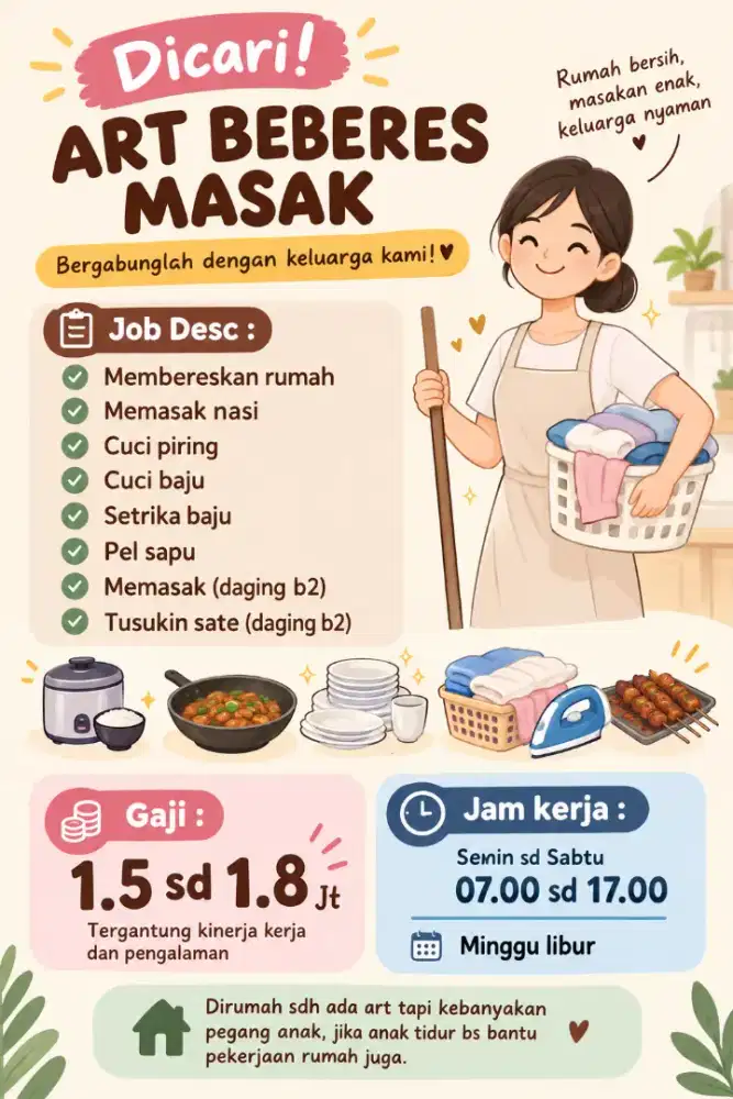 Cari art beberes masak pp