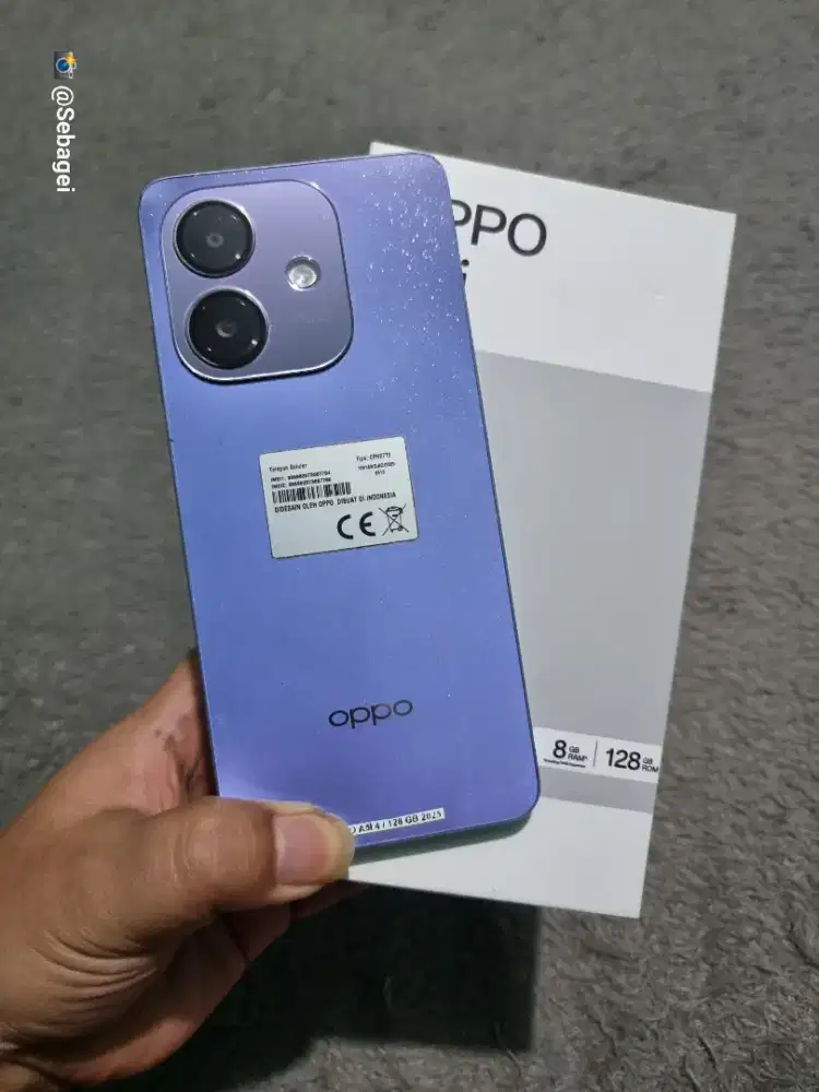Oppo A5i 2025 8GB 4+4/128GB Murah, Siap Pakai (Lokasi Cicaheum) Dibaca