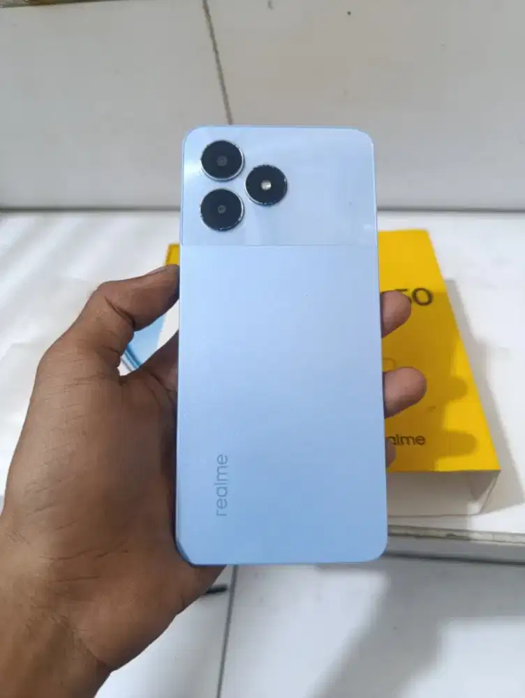 SECOND REALME NOTE 50 4/128 FULLSET LENGKAP BERGARANSI