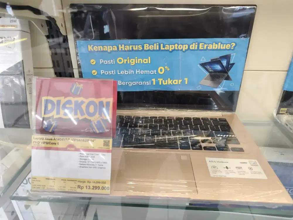 Laptop Asus A1404VAP - VIPS5152M Cicilan bunga 0% menggunakan Kredivo