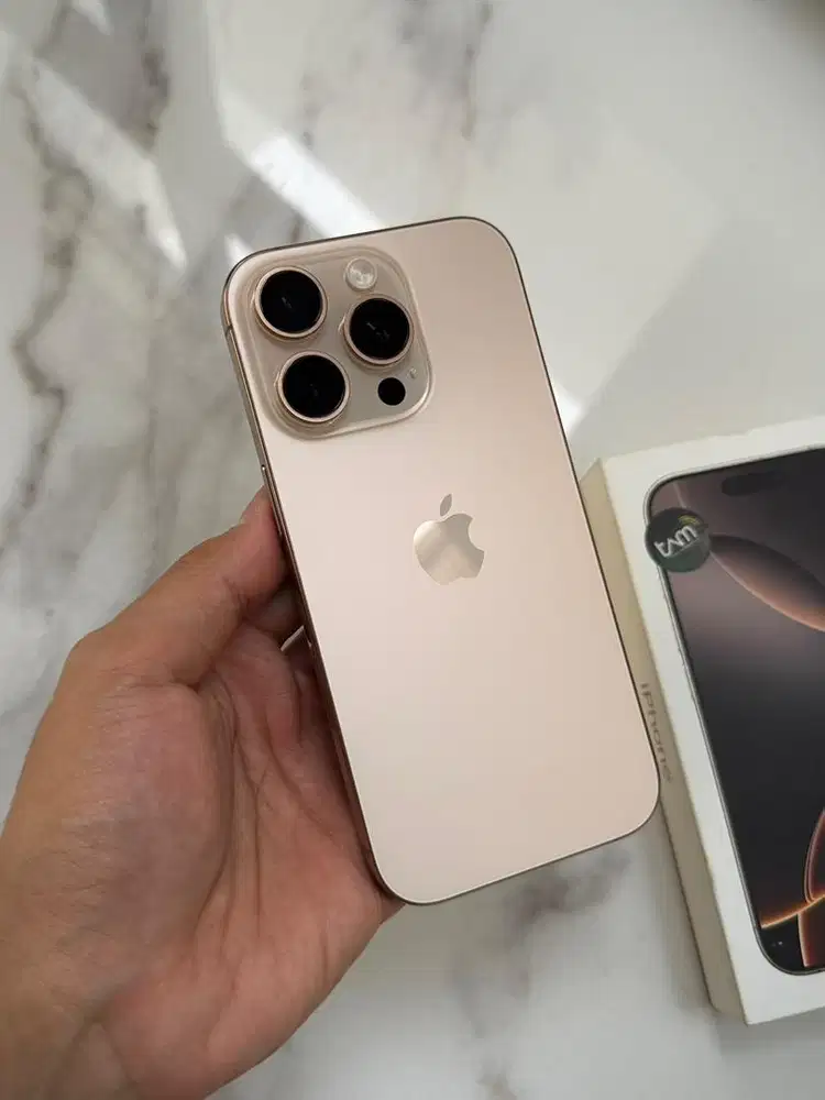 DIJUAL iphone 16 Pro 128Gb Desert Titanium ibox