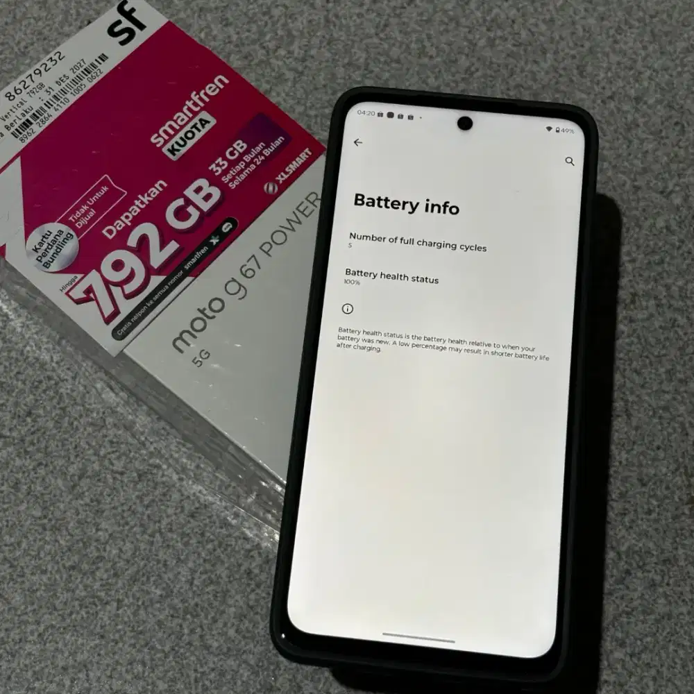 Moto G67 Power Cilantro 8/256GB LIKE NEW